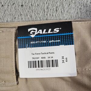 NEW GALLS Tac Force Tactical Cargo Pants Men Size 34 x 34 TR2597 Light Khaki